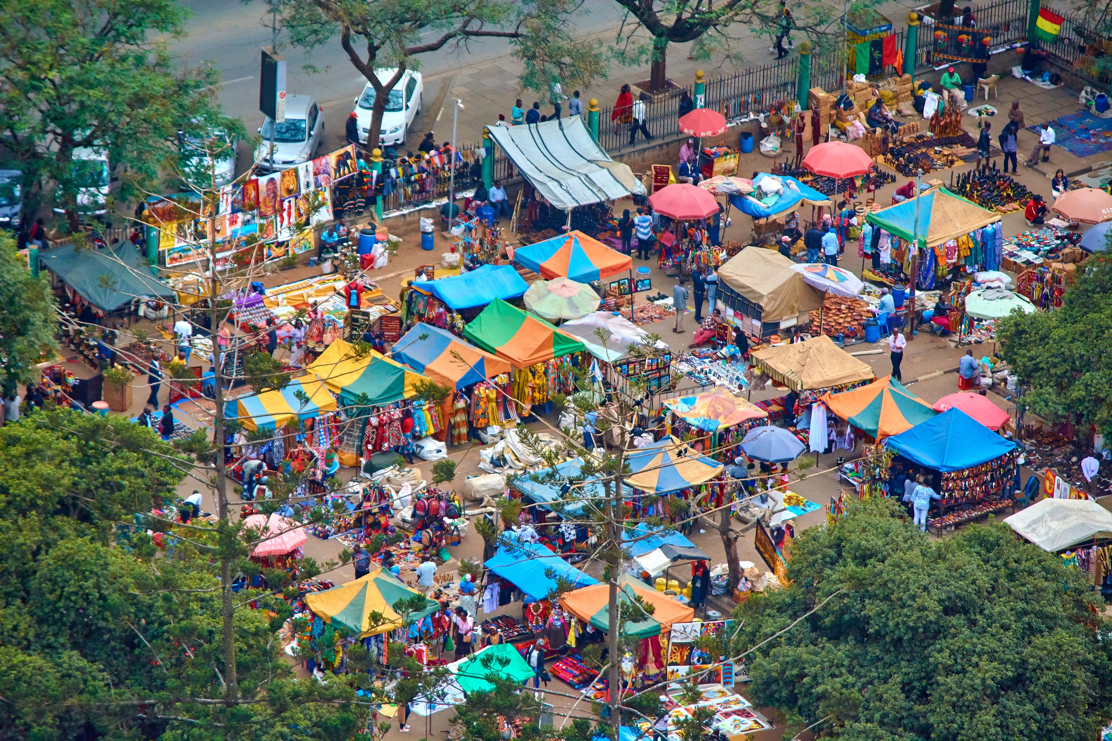 Market scene